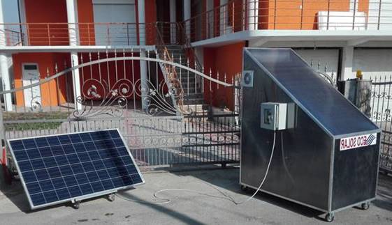 Соларна сушара eco 120+ Мобилна фотоволтаична единица